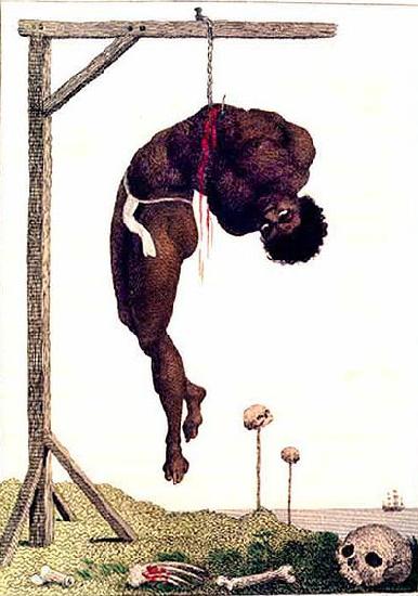 William Blake A Negro Hung Alive Germany oil painting art